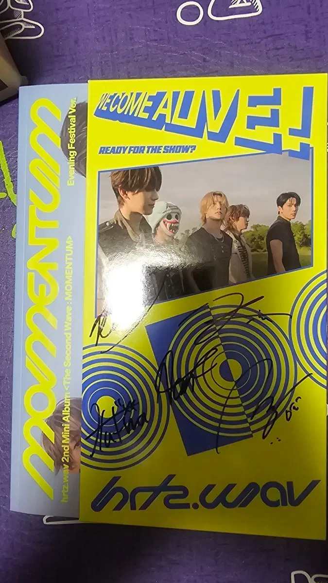 하츠웨이브 hrtz.wav 비매 싸인앨범