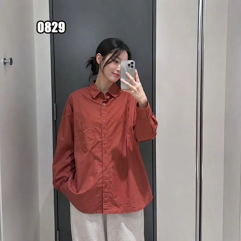 M 수아레 데일리 바이오 브릭 컬러 셔츠