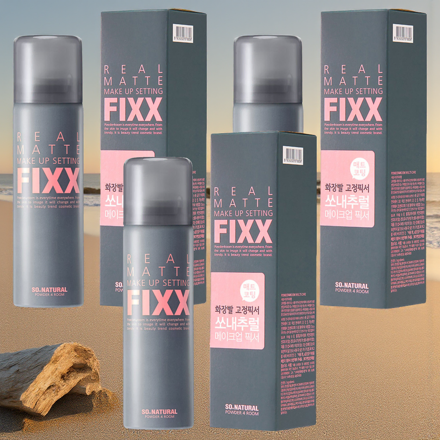 쏘내추럴 파우더포룸 리얼 매트 메이크업 세팅 픽서 75ml 3개