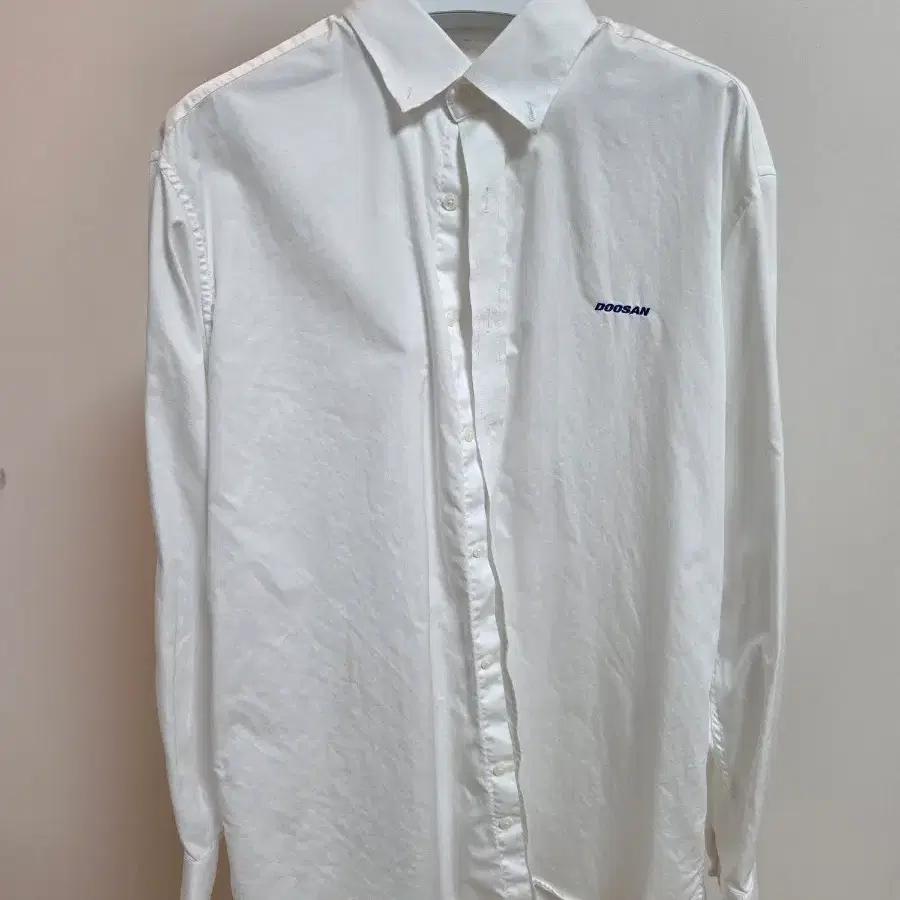 두산 화이트 셔츠 100