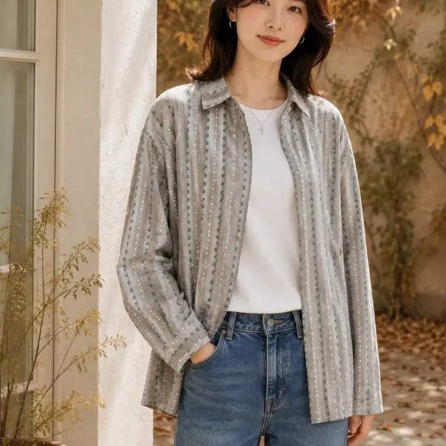 모든 패턴 셔츠 자켓