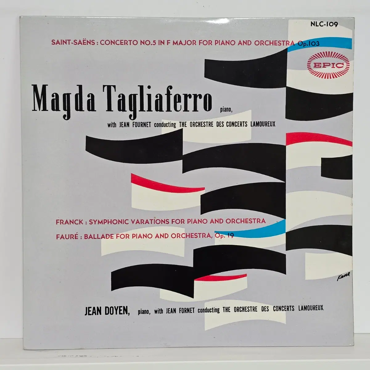 마그다 탈리아페로(Magda Tagliaferro) - 생상스 피아노 협주곡 5번 바장조, 작품 103 LP