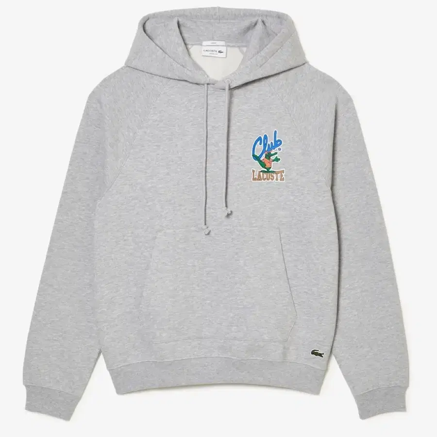 [새상품] 라코스테 (Lacoste) 풀오버 후드 실버 차인 2XS / XS