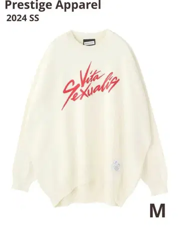 Prestige Apparel 2024SS 크루넥 프린트 니트