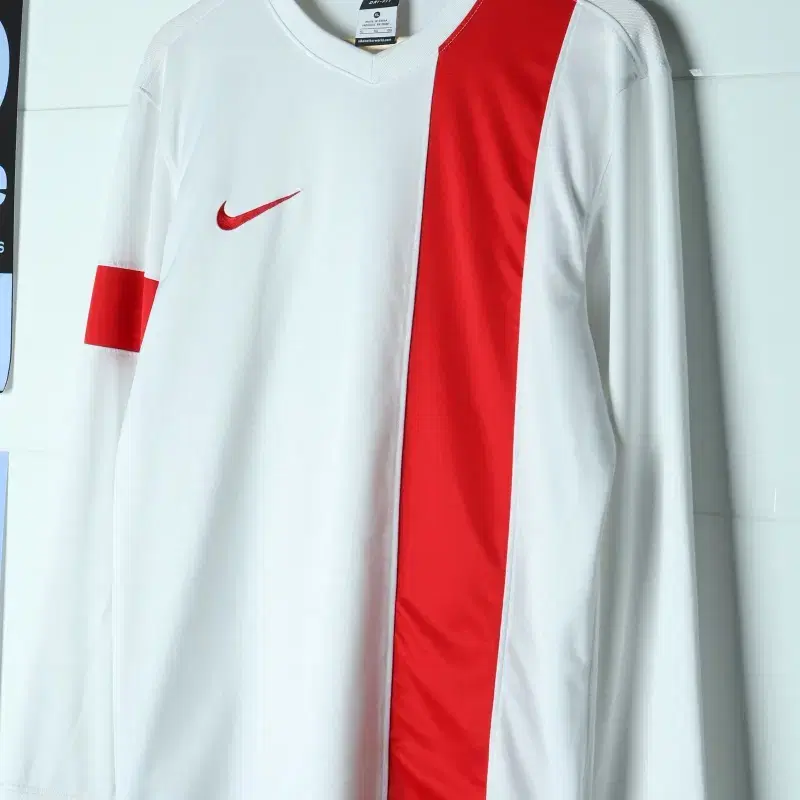 (XL-2XL) 나이키 긴팔티셔츠 흰빨 기능성 유니폼-H38944