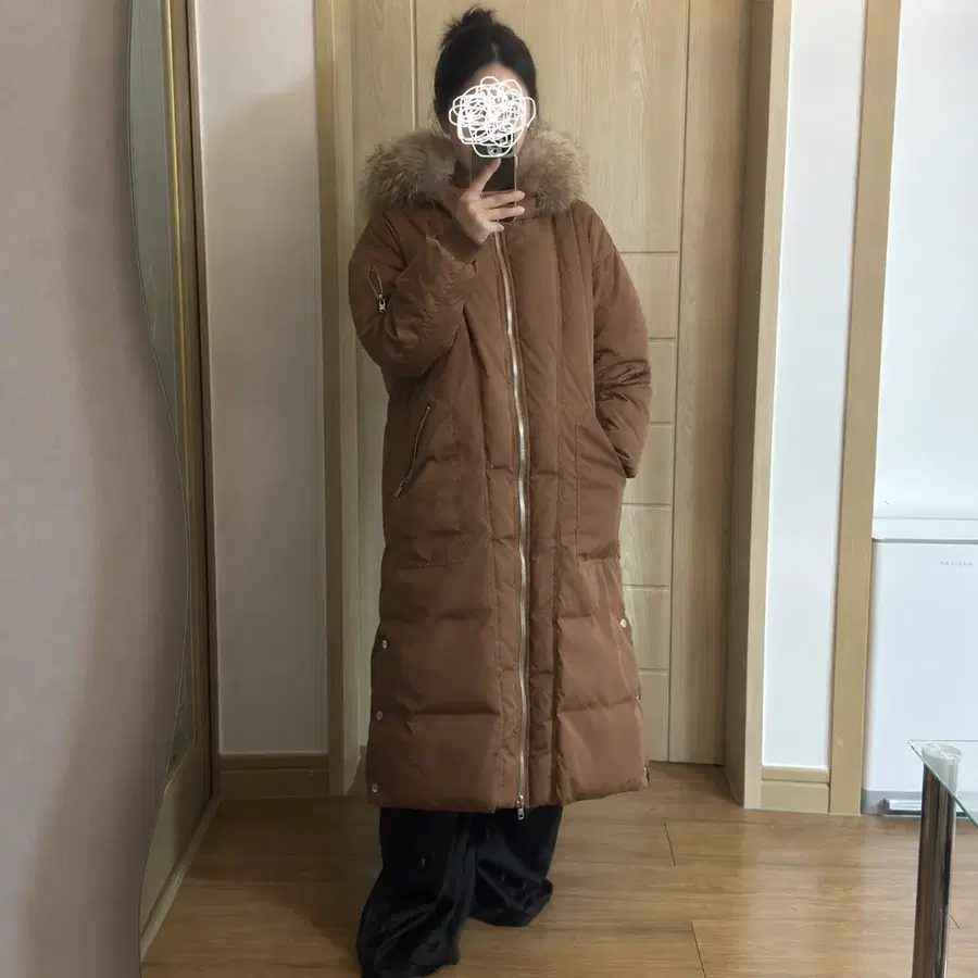 오리털 퍼 롱패딩