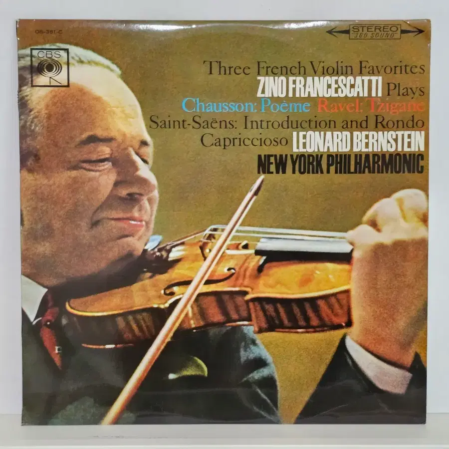 지노 프란체스카티 - Three French Violin Favorites LP