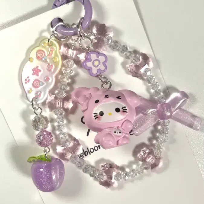 (handmade) 키티 크리스탈 키링