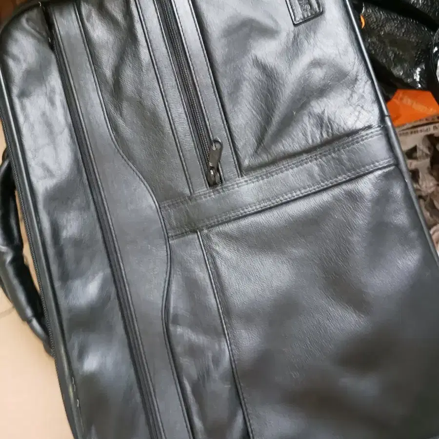 스카이테크 서류 가방 블랙...가죽제품