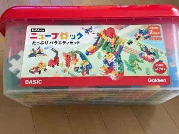 Gakken 뉴 블록 풍성한 버라이어티 세트 컨디션 최상