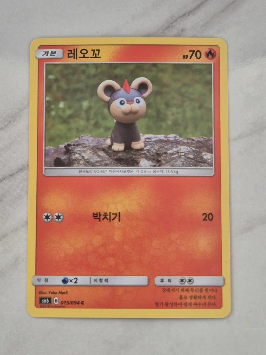 다. 포켓몬카드 레오꼬 sm6 C