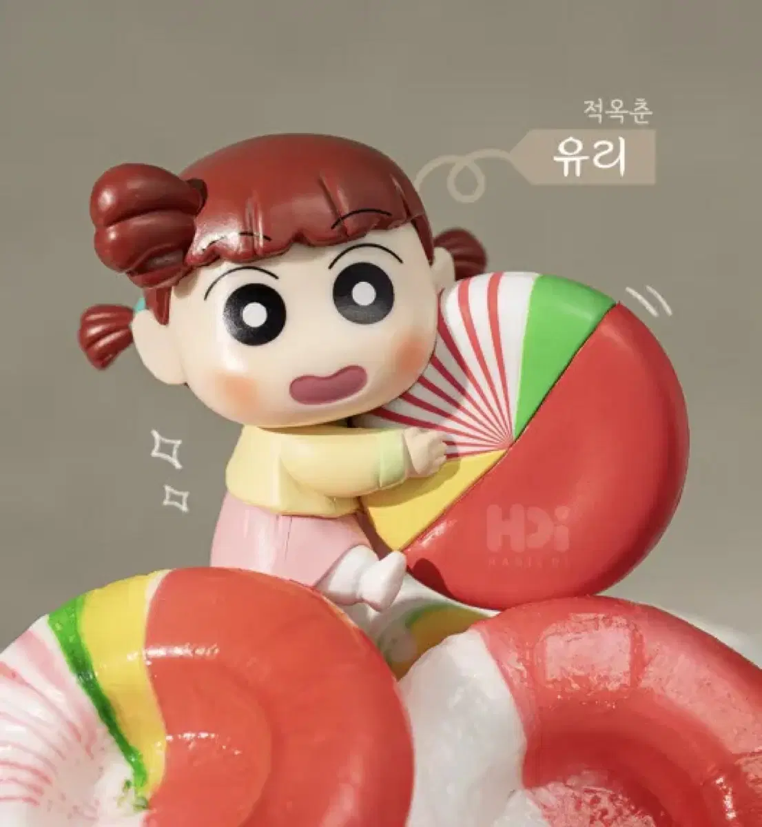 [정품/확정가챠] 짱구는못말려 한과 피규어 랜덤깡 유리ver