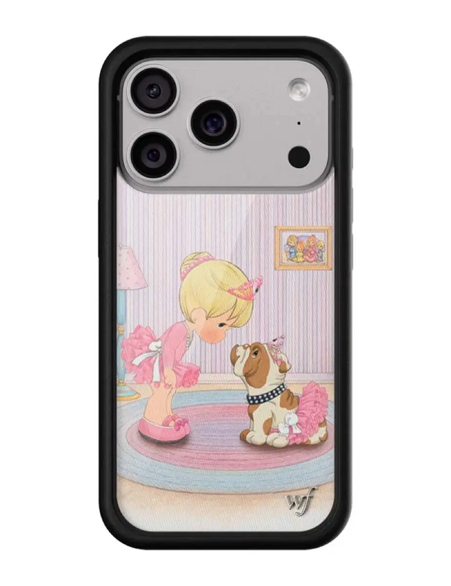 와일드플라워 Precious Moments Ballerina Bulldog 아이폰케이스