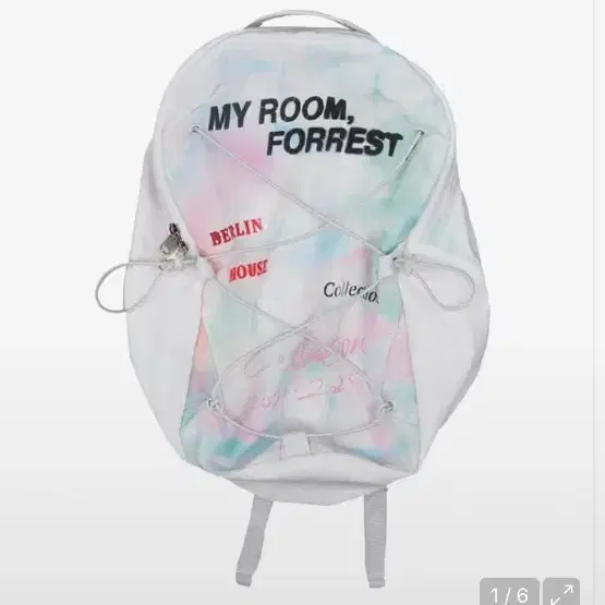 더뮤지엄비지터 SPRAY PRINTED BACKPACK 백팩
