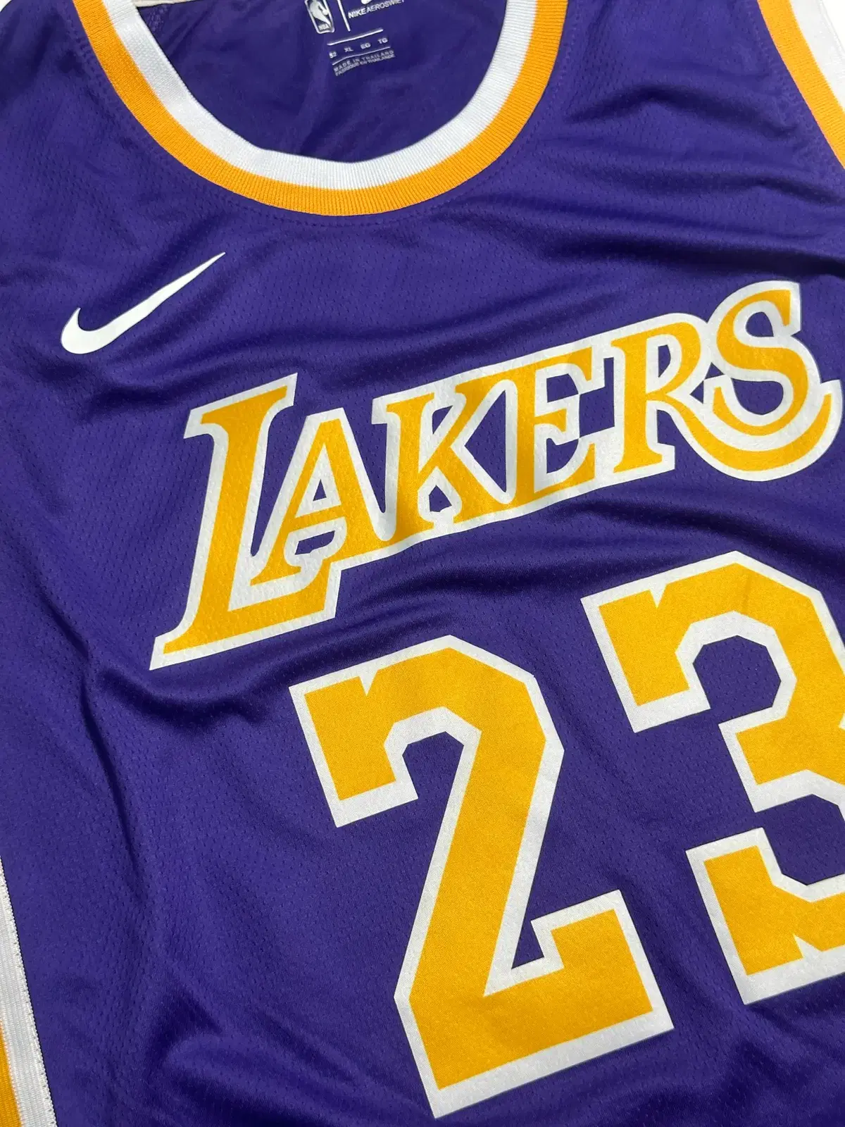 (상점 정리 할인중) NBA LA 레이커스 유니폼 르브론 제임스 XL (번호 오타)
