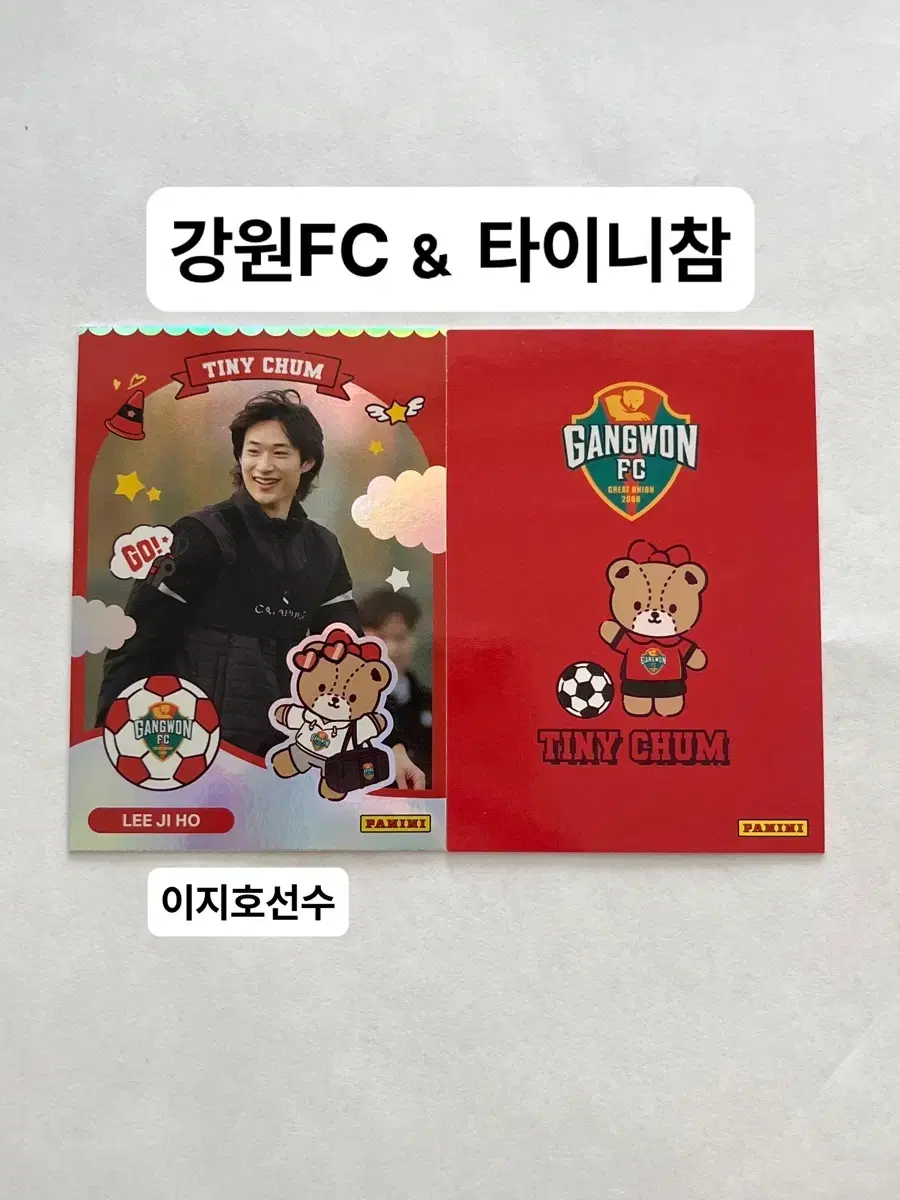 강원FC 타이니참 k리그 산리오 이지호 선수 카드