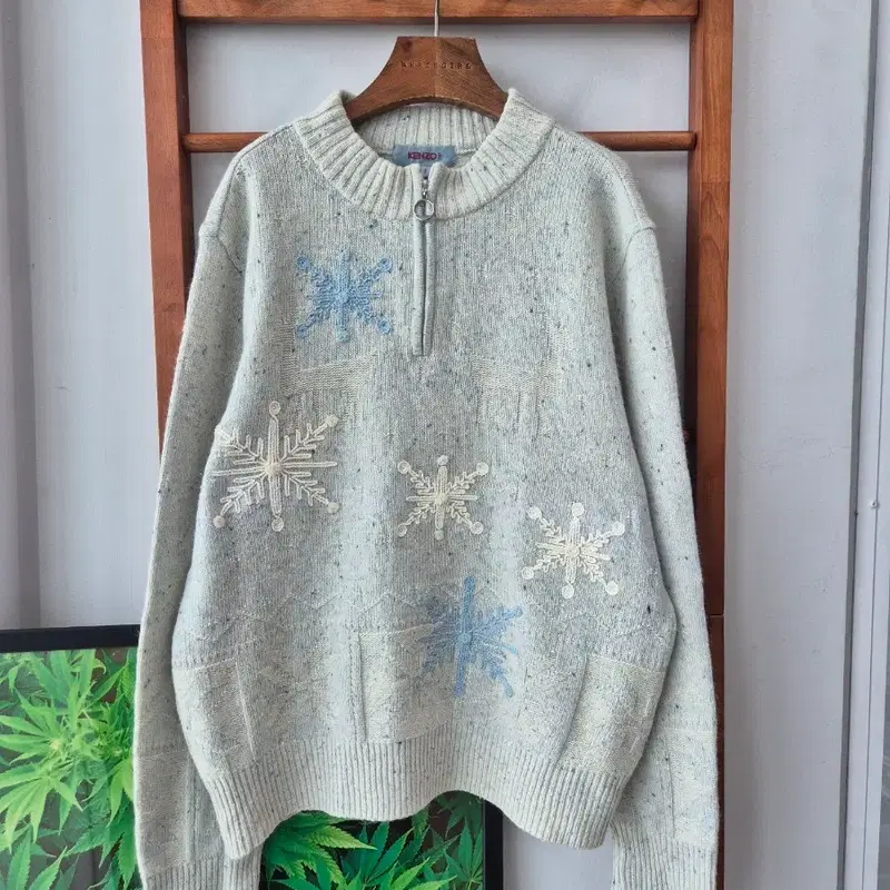 (JPN VTG)KENZO 겐조 반집업니트