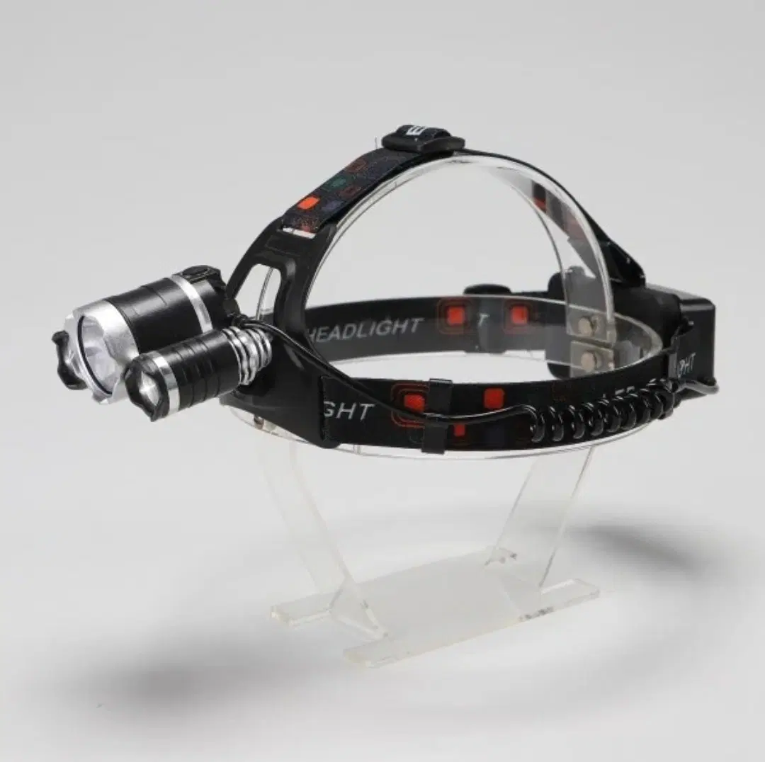 [새제품] 3구 CREE T6 LED 헤드랜턴 [ 18650 배터리 2개포함 ]