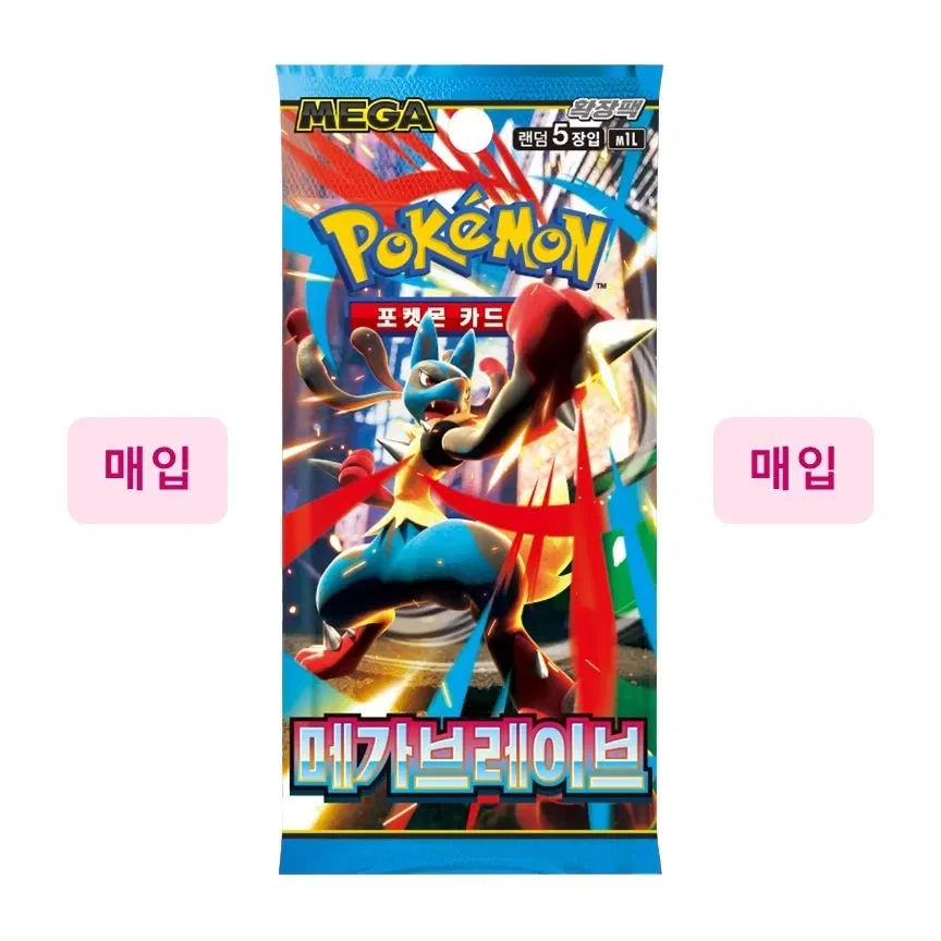 [매입/팩당 700원] 한글판 메가브레이브 서치팩 삽니다