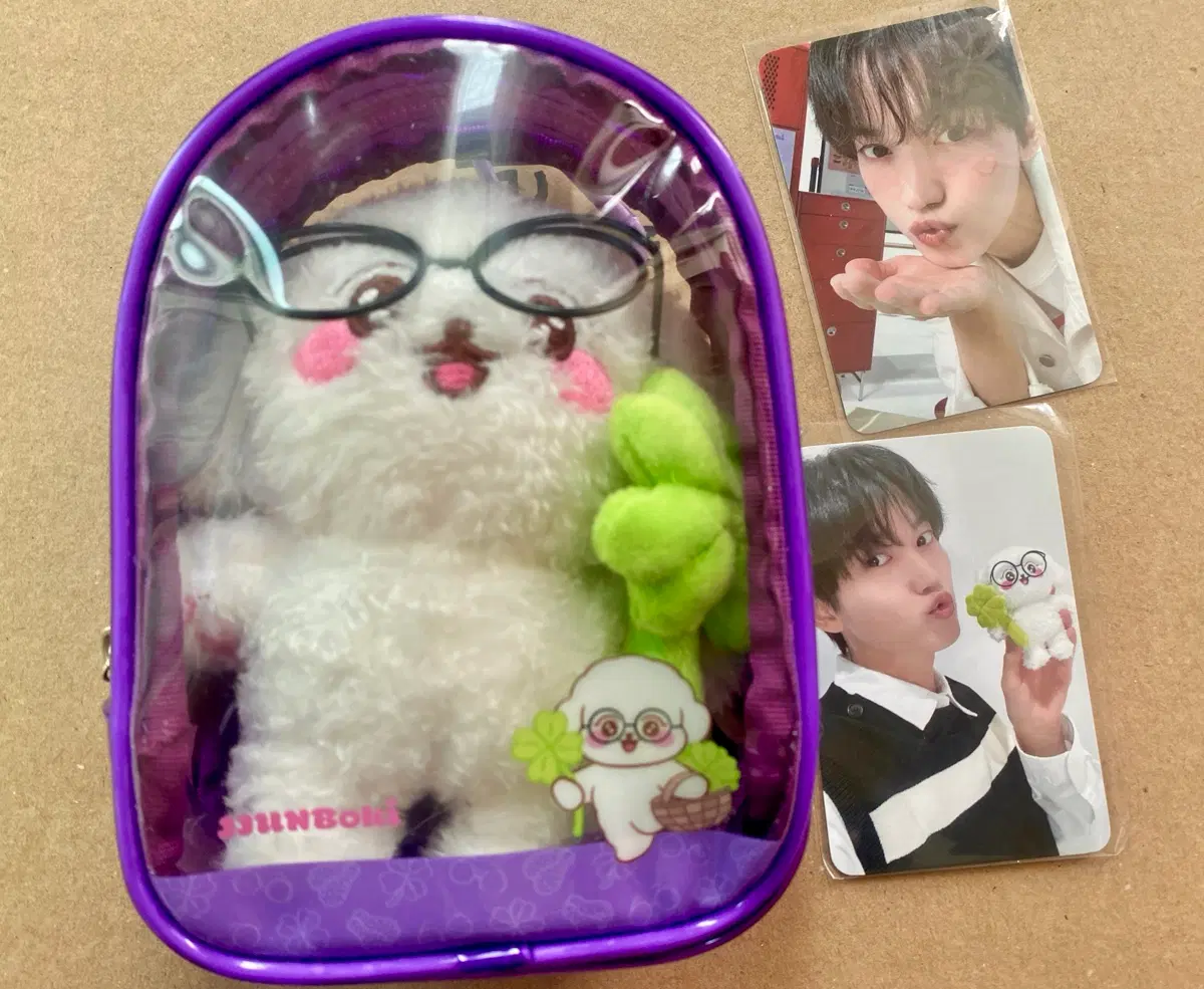 온앤오프 승준 온꼬미즈 쭌복이 pvc파우치 , 인형
