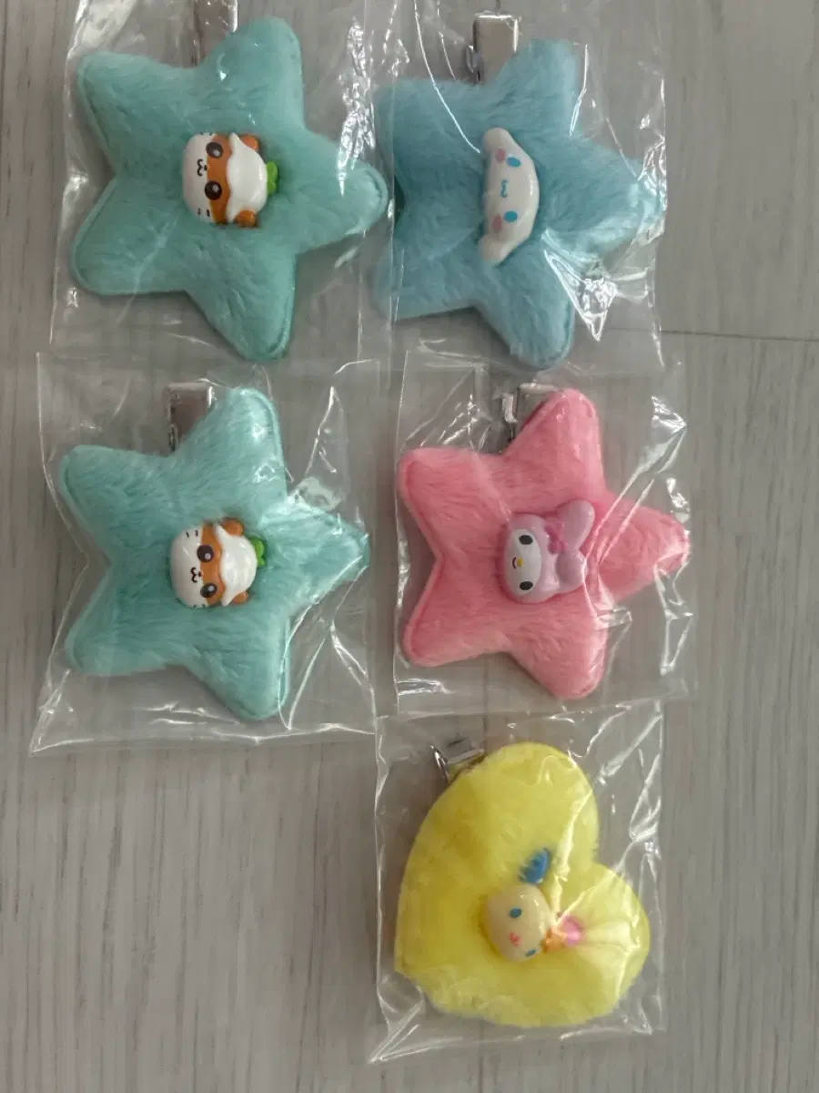 산리오 복슬복슬 헤어핀