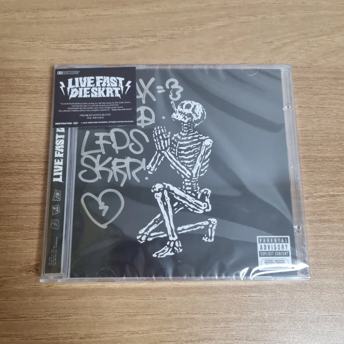 미개봉) 빌스택스 LIVE FAST DIE SKRT 사인 CD
