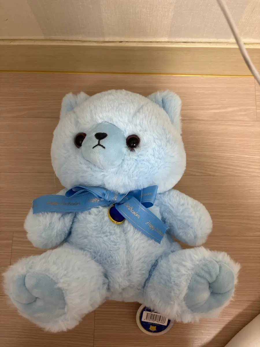 일본 파란색 고양이 인형