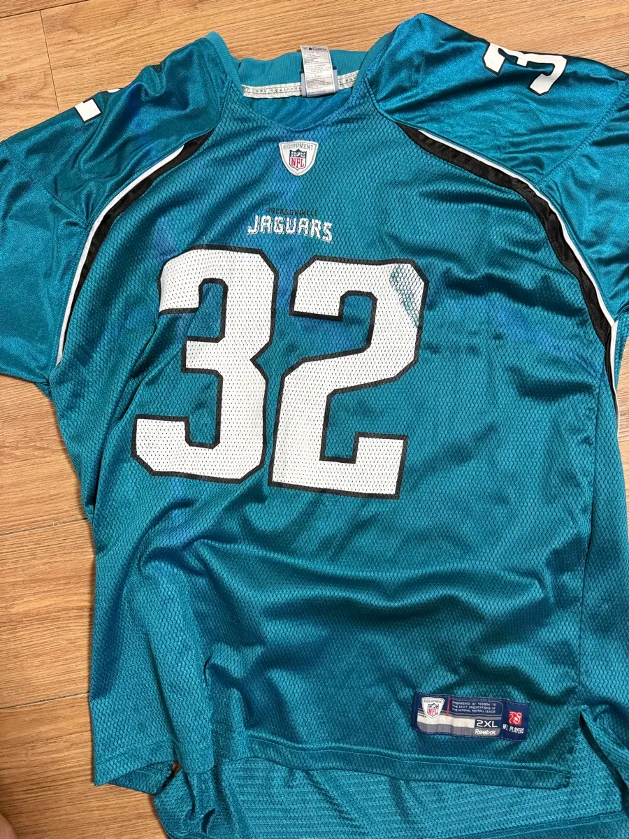 리복 NFL 잭슨빌 재규어스 32번 져지