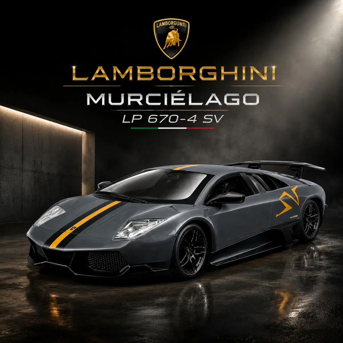 [리미티드에디션] 람보르기니 무르시엘라고 LP670-4 SV 1/24 다이캐스트