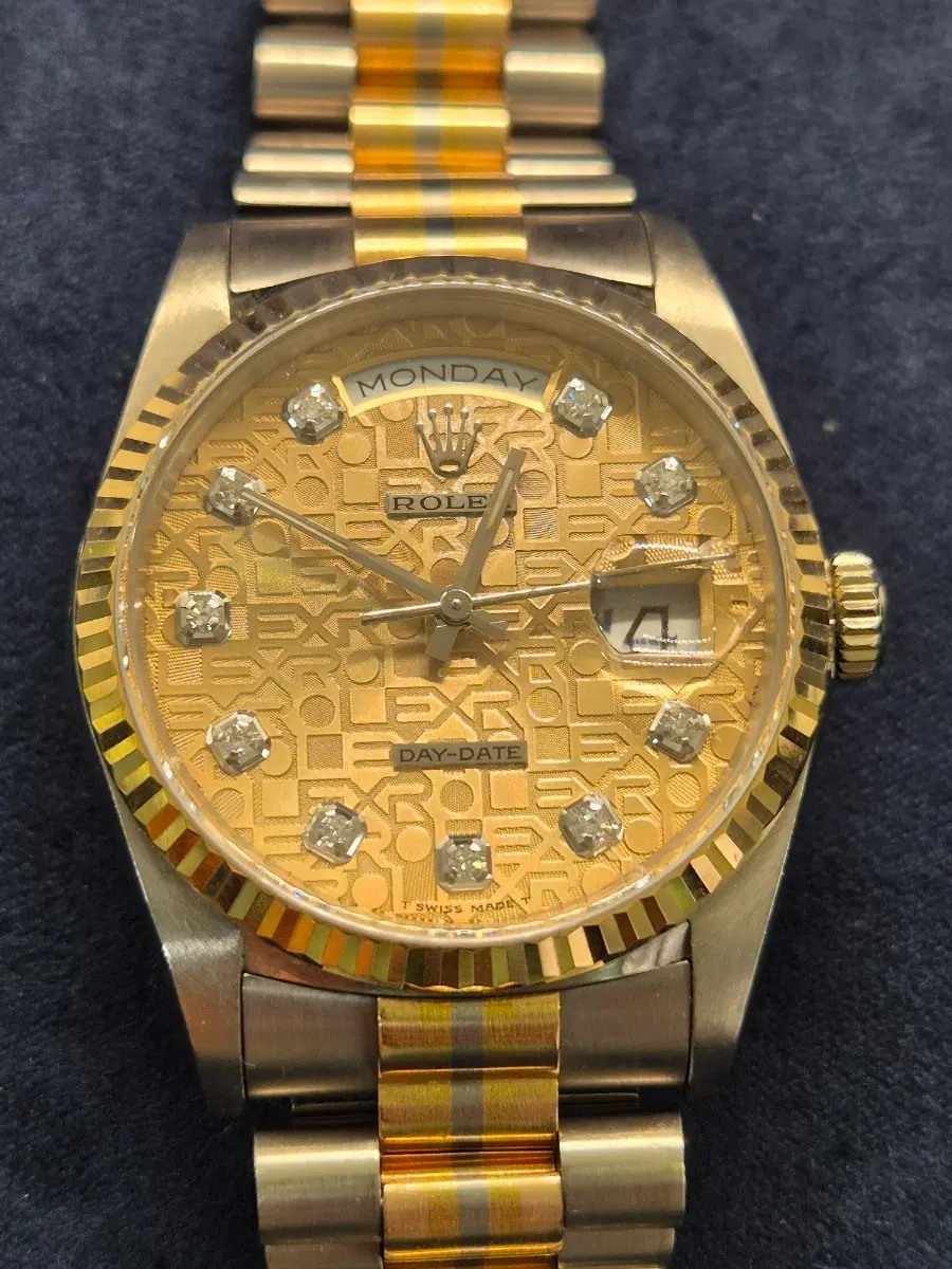 롤렉스 18239B 데이데이트 18K금통 10P 36mm