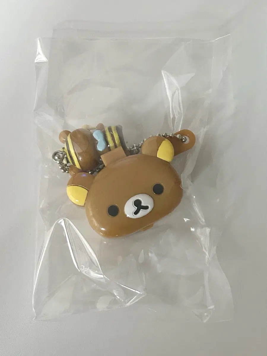 고전 리락쿠마 꿀벌 약통케이스 키링