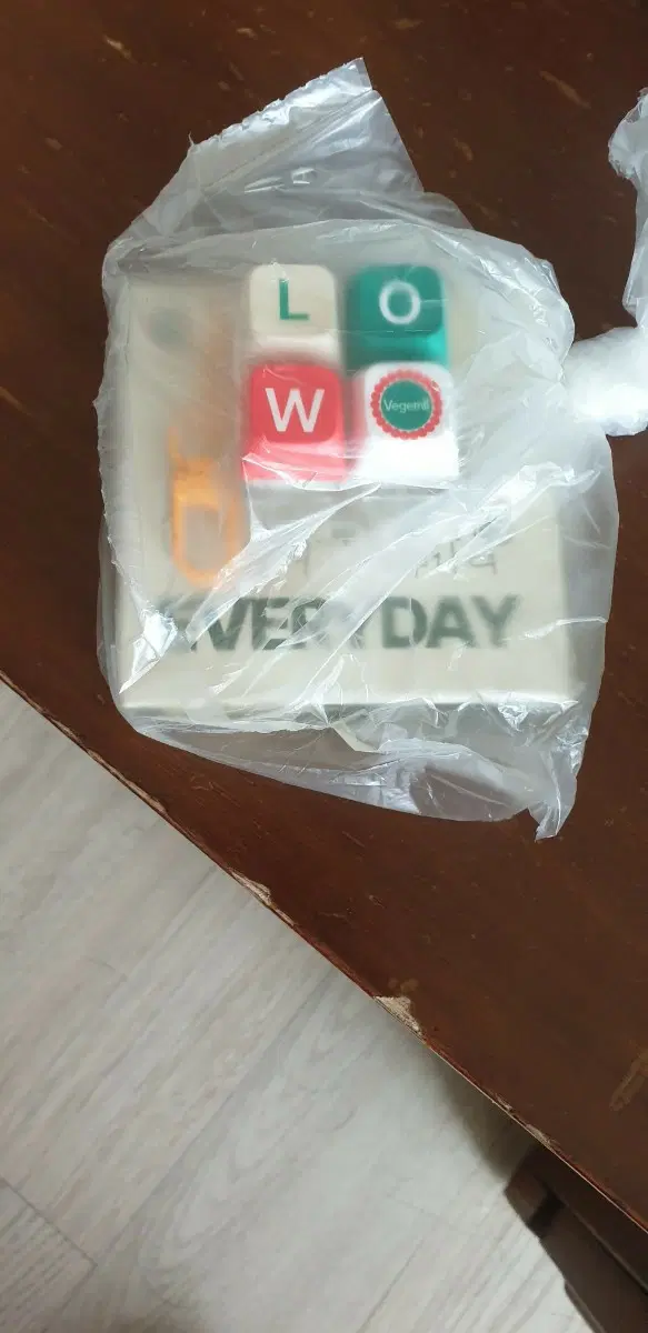 베지밀 키캡 키링+포스트잇