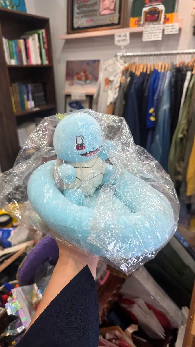 절판된 포켓몬스터 꼬북이 멀티수납 인형