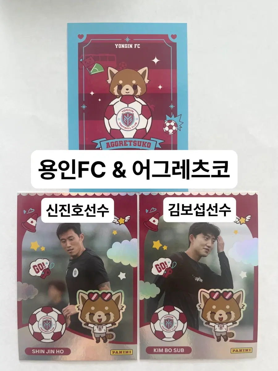 용인FC 어그레츠코 카드 김보섭 신진호 k리그 산리오