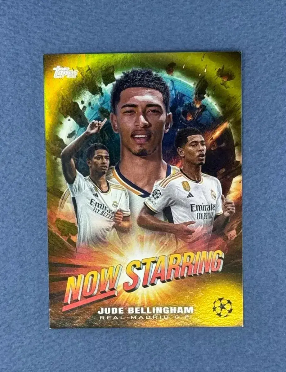 2024 Topps UEFA Club Competitions - Now Starring 주드 벨링엄 골드 50한정