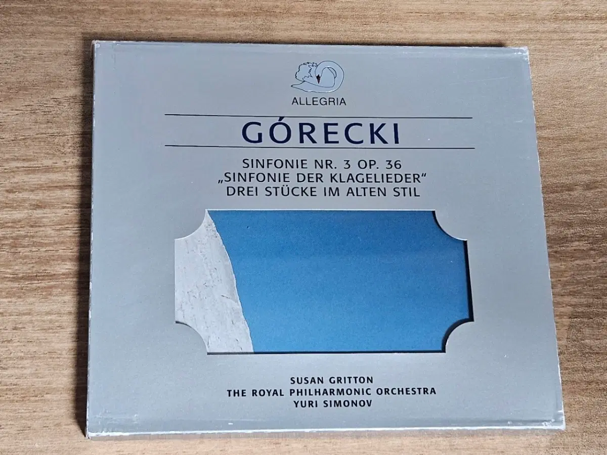 Susan Gritton / Yuri Simonov / Royal Philharmonic Orchestra - Gorecki