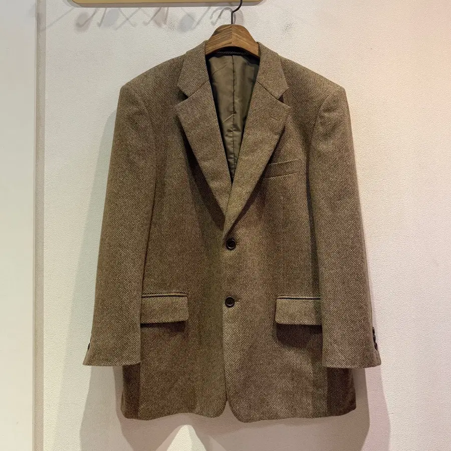 캐시미어 블레이저 Fukaki Cashmere Brown Blazer