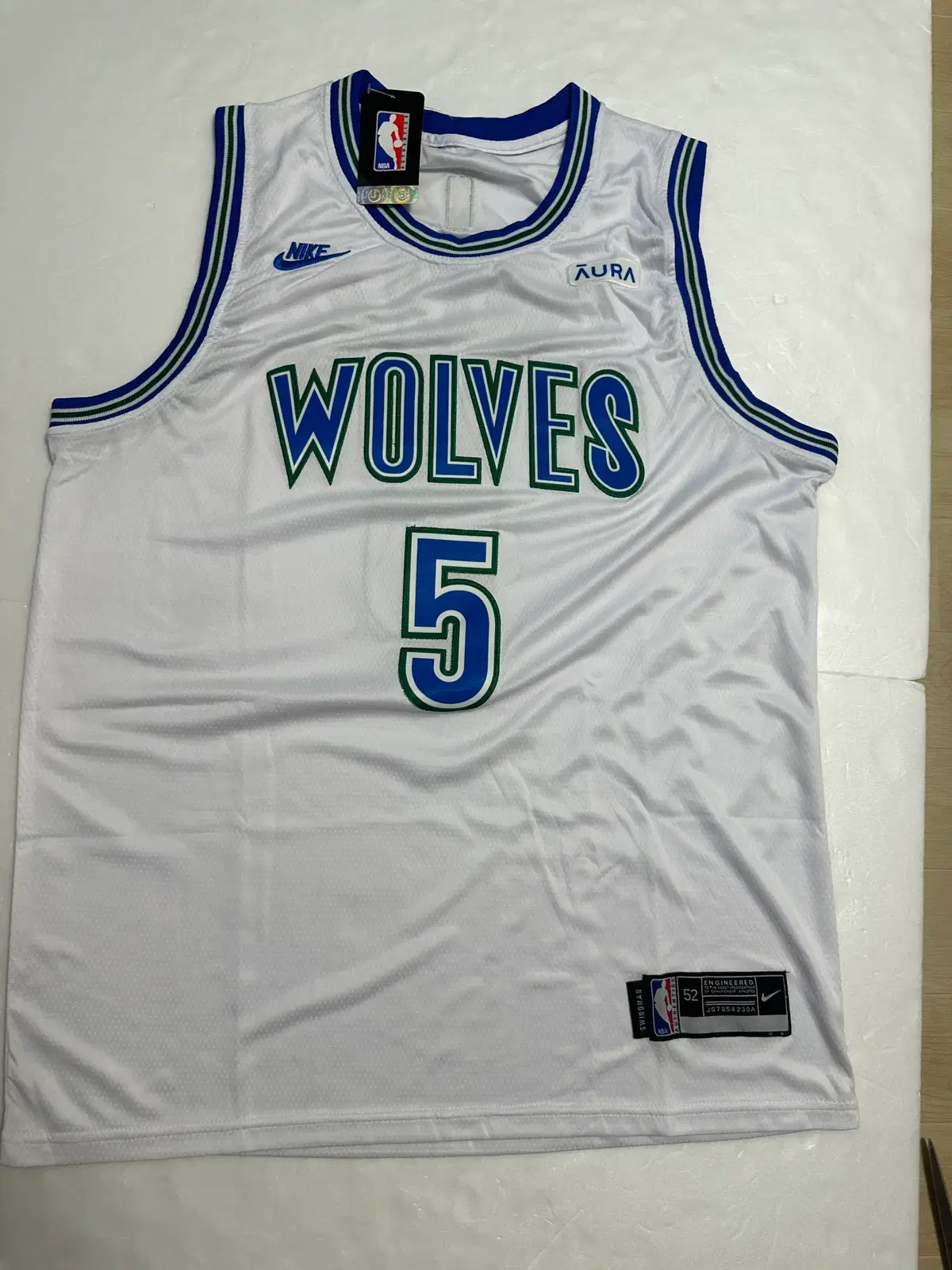(상점 정리 할인중) NBA 울브스 유니폼 XL