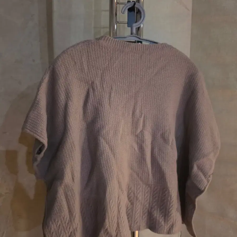 STILE BENETTON 스타일 베네통 오버핏 니트 조끼 숄