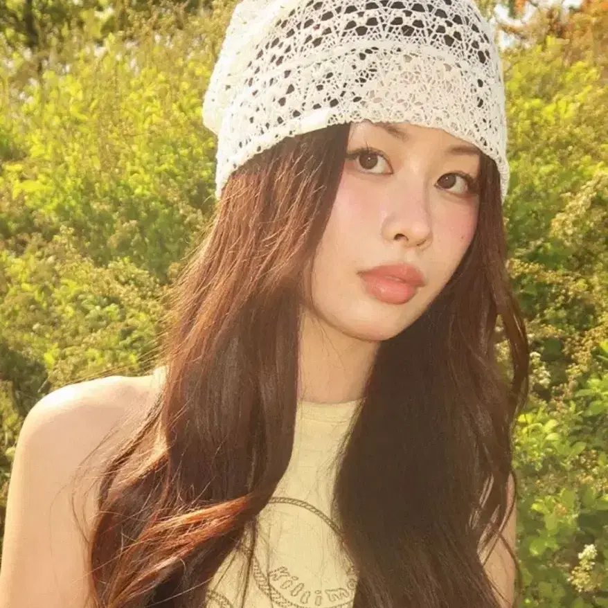 새상품) 킬리만 화이트 레이스 비니