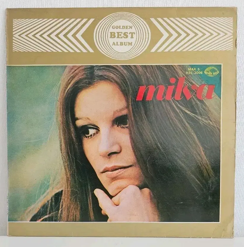 Milva 골든 베스트 앨범 LP