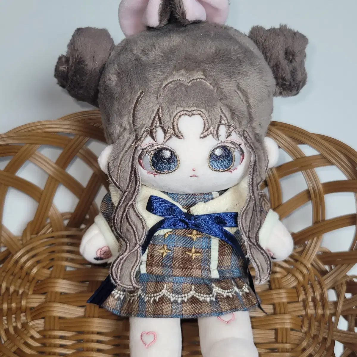 20cm 인형 옷 소태공원 솜스쿨룩 블랙캣