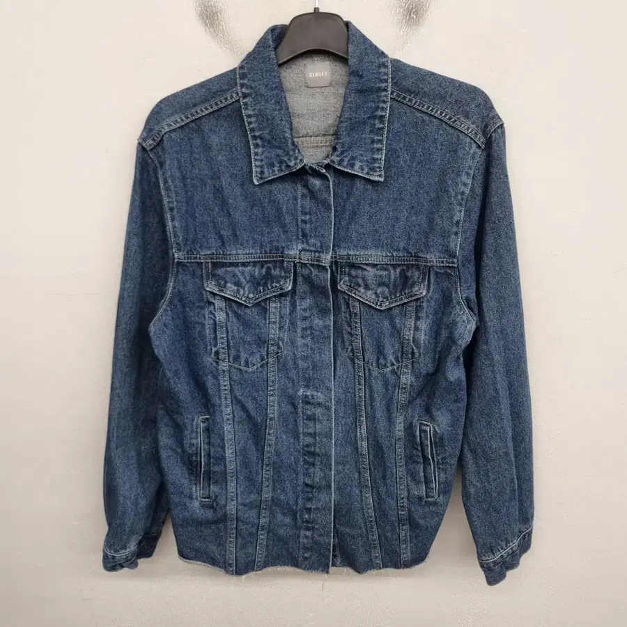 [여성88 size] CLOSET 워싱 데님 자켓 청자켓