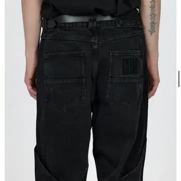 플라스틱프로덕트 calf pocket pants black M | 데님/청바지 | 번개