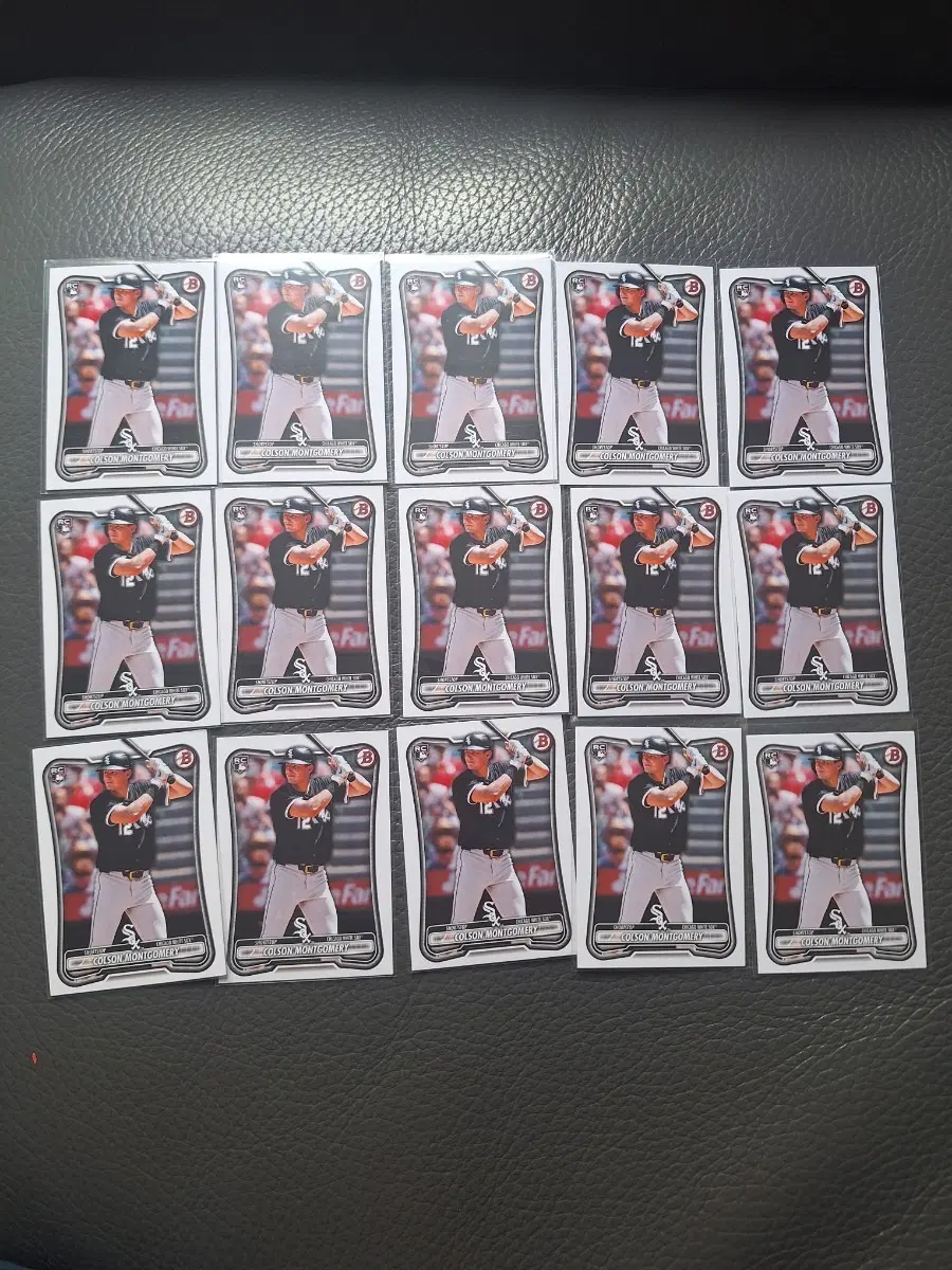 MLB 코슨 몽고메리 루키카드 15장 (일괄)