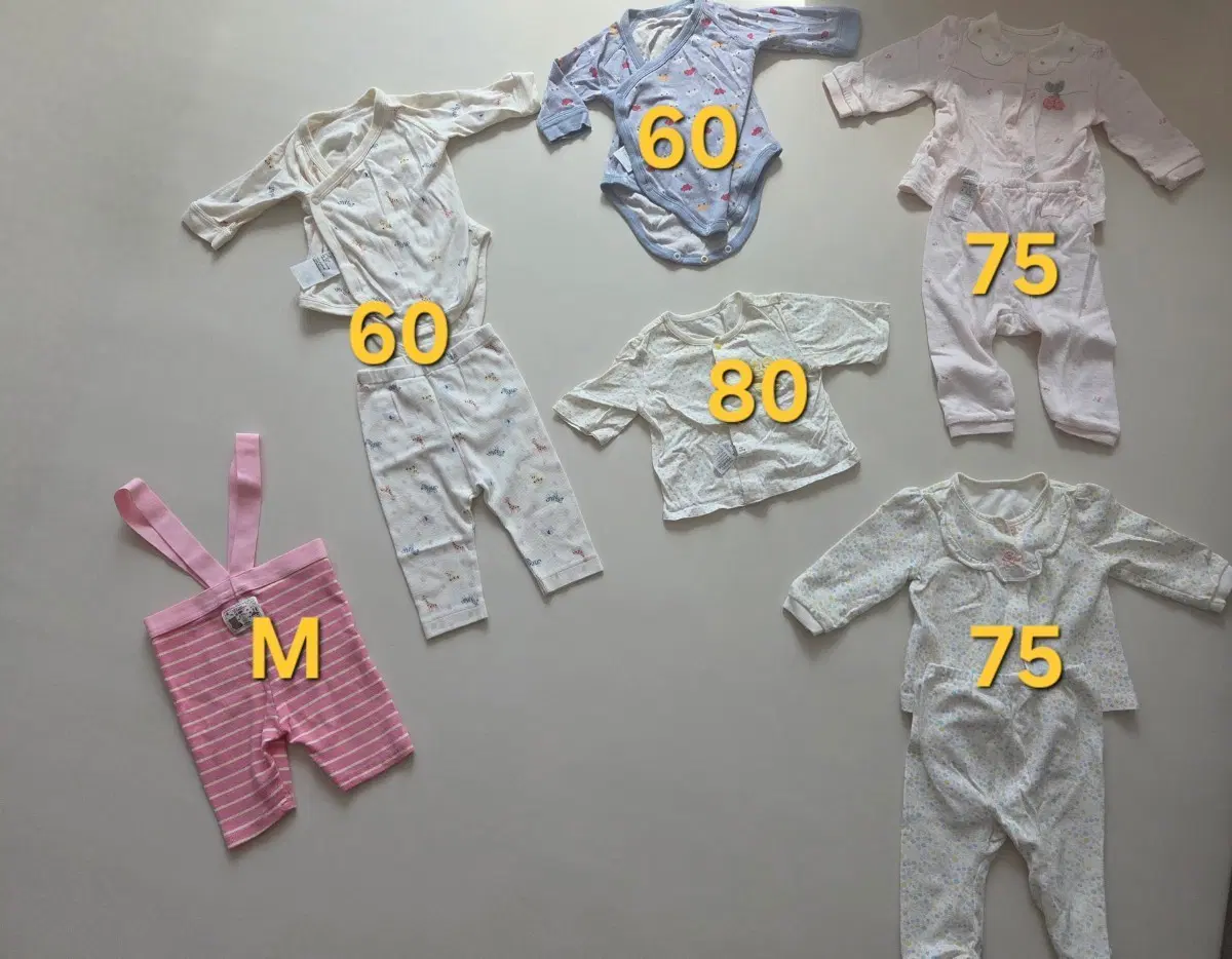 아기 옷 일괄 60-80사이즈