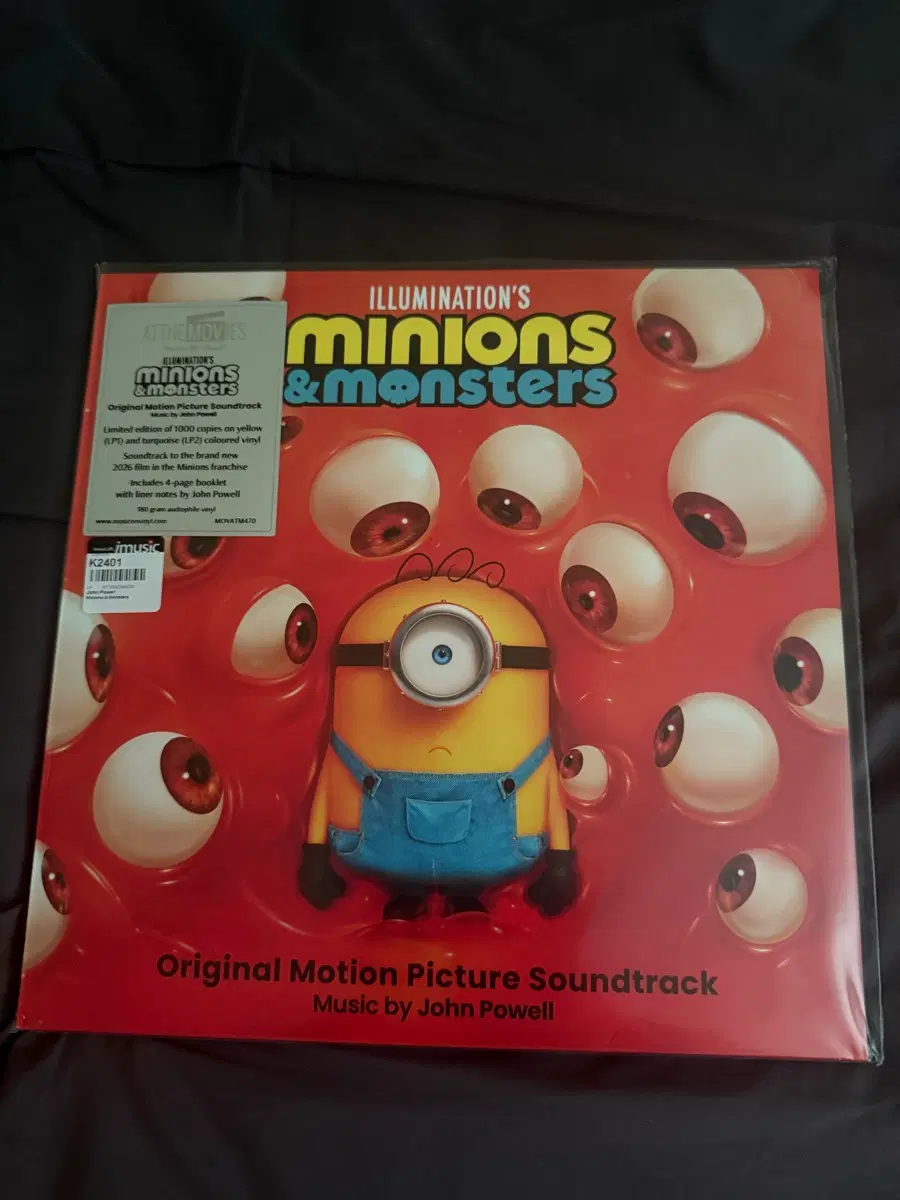 미니언즈&몬스터즈 2LP 1000장 리미티드 에디션