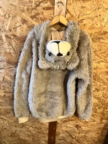 ted 집업 후드티 플리스 베이지 M 사이즈