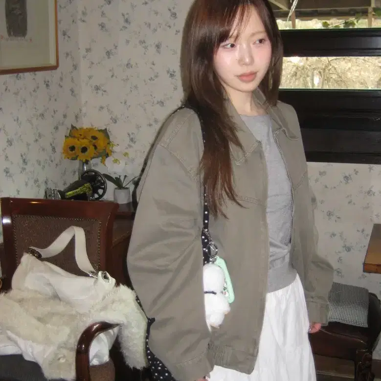 아워캐비넷 코튼자켓