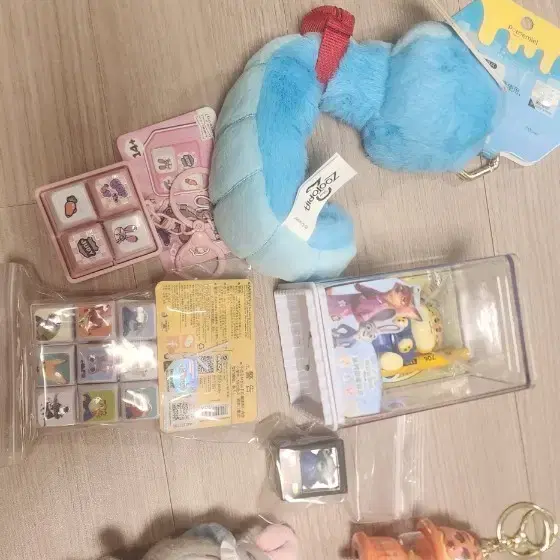 정품 주토피아 키캡 키링 인형 피규어